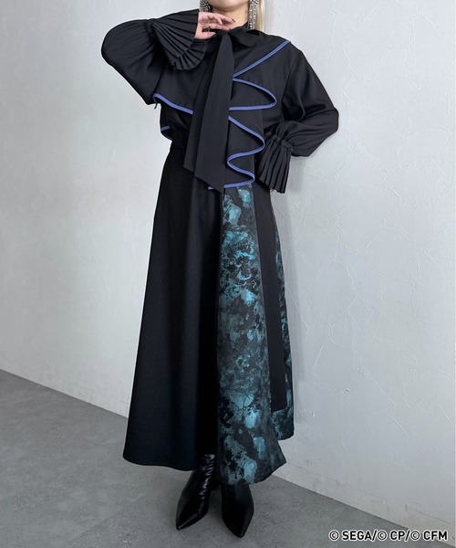 HARE（ハレ）の「プロジェクトセカイ×ZOZOZTOWN アシメフリルボウタイ