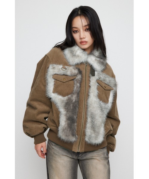 LAGUA GEM（ラグアジェム）の「CORDUROY OVER ブルゾン（ブルゾン