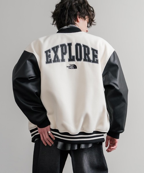 日本未展開モデル WHITE LABEL THE NORTH FACE VARSITY HEAT JACKET