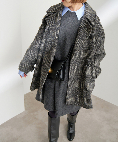 Spick & Span（スピックアンドスパン）の「Wスライバーチェックハーフ