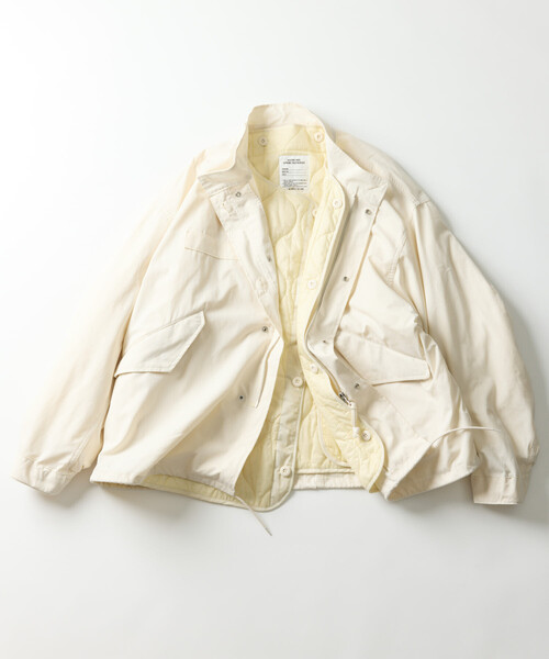 セール】M65 ショートモッズコート LINER SET/ベージュ オフホワイト
