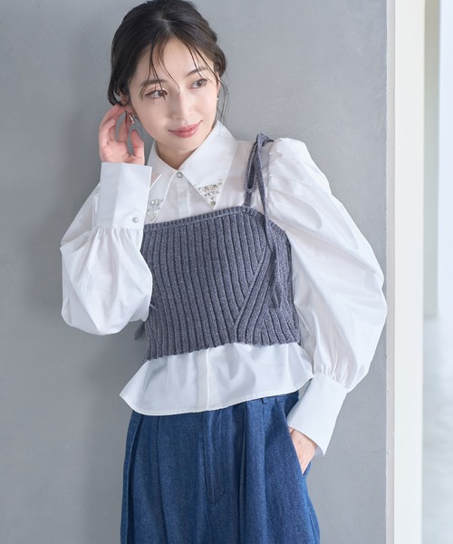 セール】モールニットビスチェ（キャミソール）｜VIS（ビス）の