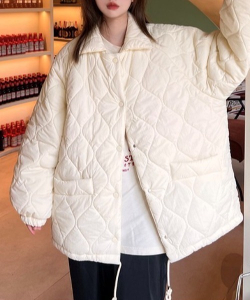 セール】ライトなボリュームで春先まで♪キルティングエコダウン