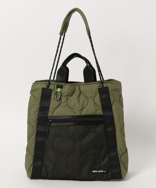 niko and（ニコアンド）の「オリジナル2WAYキルトトートバッグ