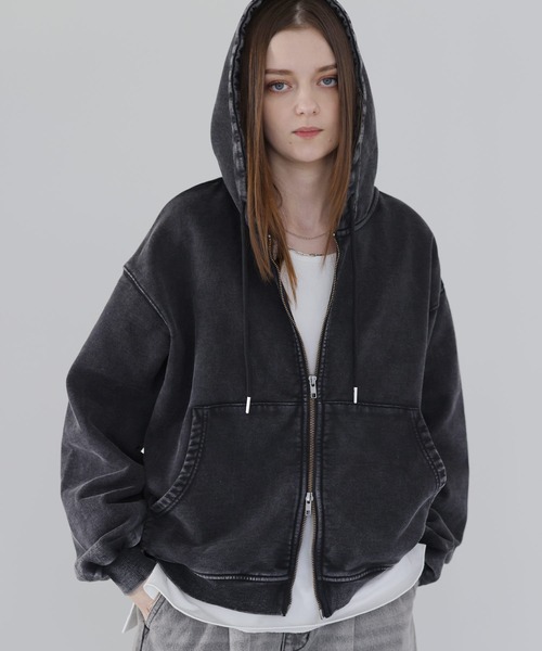 ヴィンテージライクダブルZIPパーカー（パーカー）｜SOCCE（ソーシー