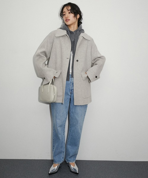 ADAM ET ROPE'（アダムエロペ）の「リバーショートシャツコート