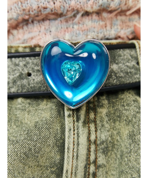 PAMEO POSE（パメオポーズ）の「Charming Heart Belt Denim（ベルト