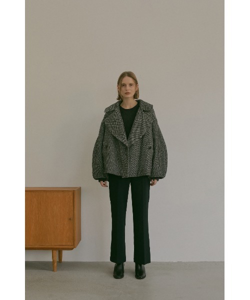 セール】COCOON LINE SHORT COAT（その他アウター）｜MANOF（マノフ