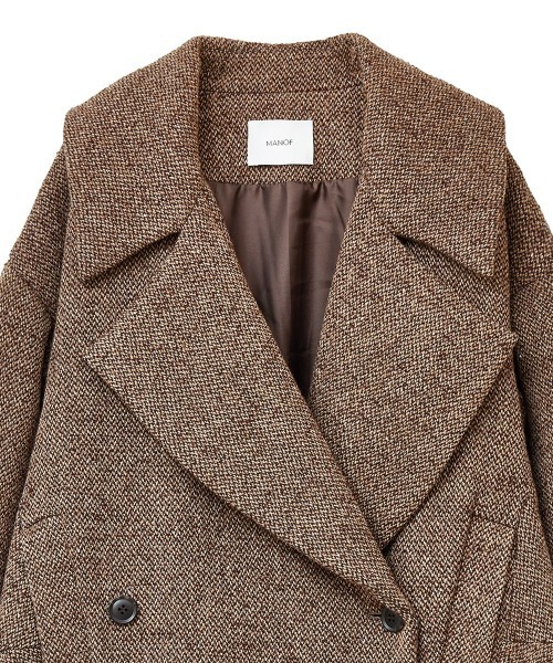 セール】COCOON LINE SHORT COAT（その他アウター）｜MANOF（マノフ
