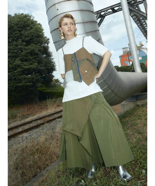 □ 44279☆年 UN3D. アンスリード MA-1ドッキングビスチェ 38 □ 44279