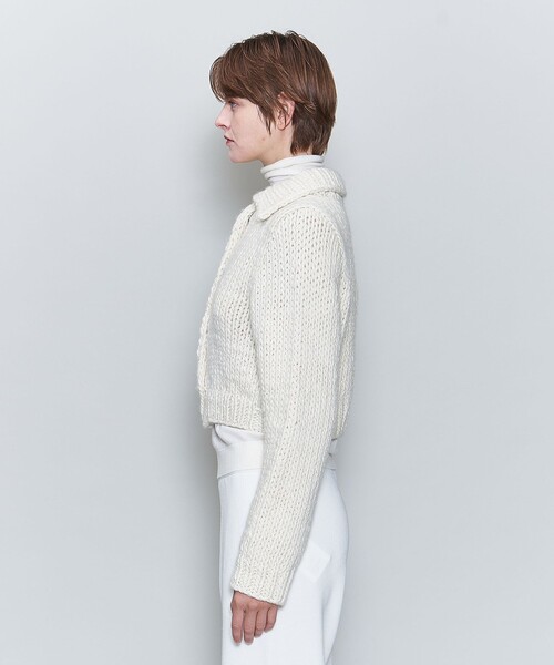 6（ロク）の「＜6(ROKU)＞ウール ローゲージ カーディガン