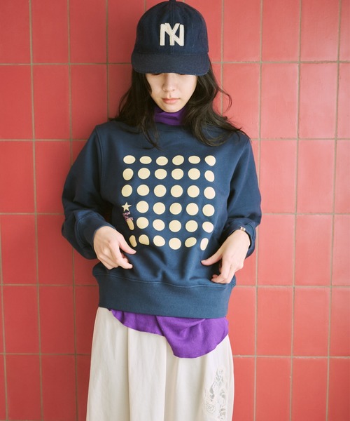 ドットグラフィック裏毛スウェット（スウェット）｜common gull