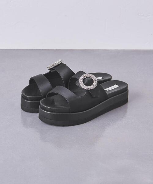 UNITED ARROWS（ユナイテッドアローズ）の「サテンビジュー ミュール