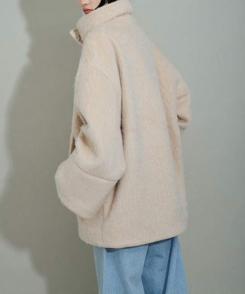 ADAM ET ROPE'（アダムエロペ）の「【WEB限定】スタンドカラーコクーン