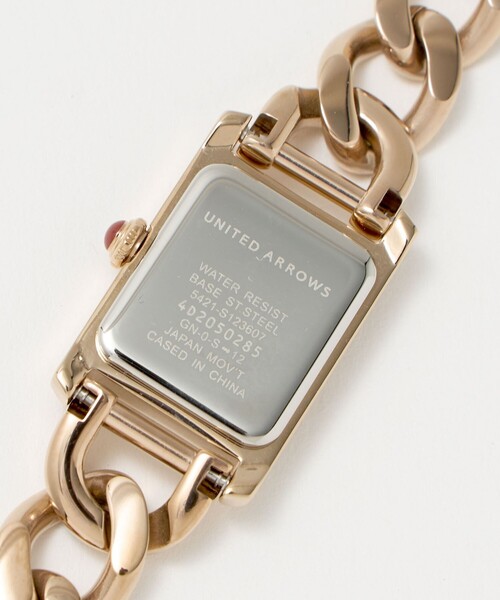 スクエア チェーン 腕時計（アナログ腕時計）｜UNITED ARROWS