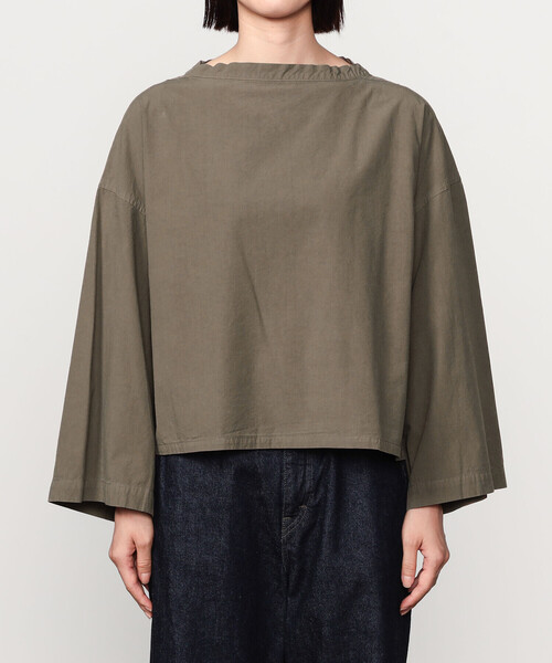 セール】ORCIVAL | ガーメントダイ スタンドカラープルオーバー WOMEN