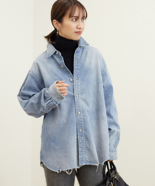 セール】FRAMeWORK made by J 別注8ozデニムシャツ（シャツ/ブラウス