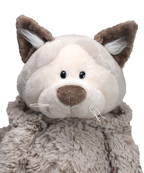 nici（ニキ）の「NICI ぬいぐるみ/Winter17 スノーキャット グレー 25