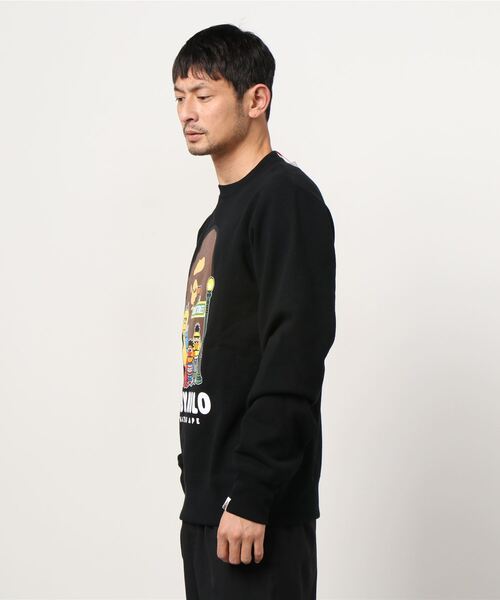 A BATHING APE（アベイシングエイプ）の「BAPE X SESAME CREWNECK M
