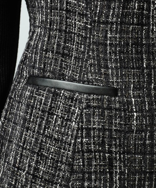 JUSGLITTY（ジャスグリッティー）の「チェーントリムツイードキャミ