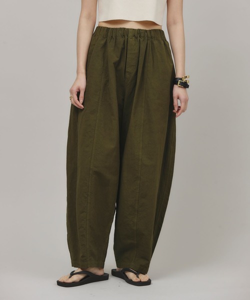 Curensology(カレンソロジー)/コットンリネンドロストパンツ（その他