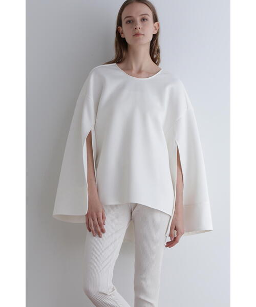 セール】ソフトダンボールスリットスリーブブラウス（シャツ/ブラウス