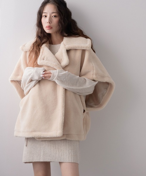 セール】テディベアポンチョコート（ポンチョ）｜rectangle