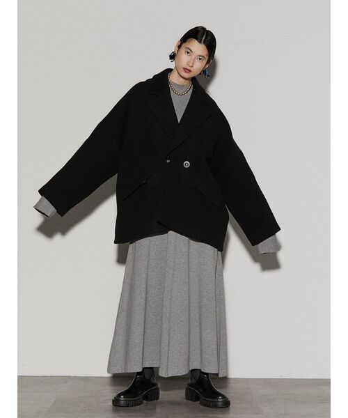 UN3D.（アンスリード）の「DOLMAN MIDDLE WOOL CT / ドルマンミドル