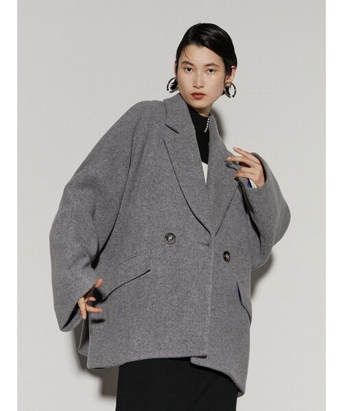 UN3D.（アンスリード）の「DOLMAN MIDDLE WOOL CT / ドルマンミドル