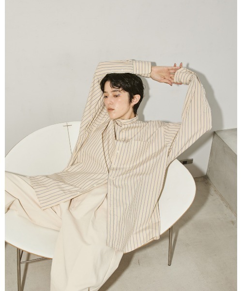 TODAYFUL ストライプオーバーシャツ