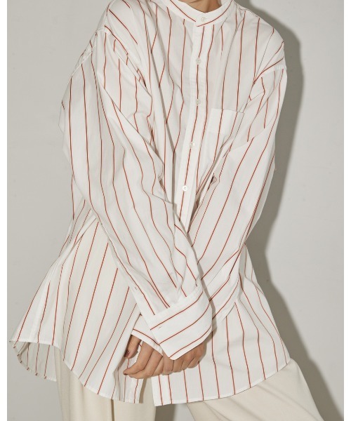 TODAYFUL（トゥデイフル）の「ストライプオーバーシャツ（シャツ