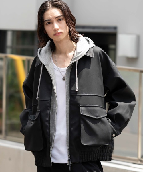 WEGO（ウィゴー）の「WEGO/【25年秋冬新作】PUダブルZIPフライト