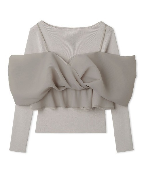 CELFORD（セルフォード）の「カシュクールキャミセットニットプル