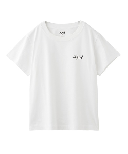 LOGO AND BUTTERFLY 2P S/S BABY TEE（Tシャツ/カットソー）｜X-girl