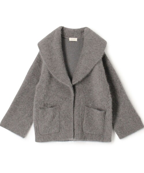 フォックスカシミヤ ショールカラーコート（その他アウター）｜DES