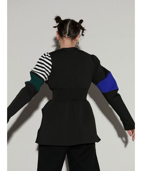 UN3D.（アンスリード）の「スリーパーツスリーブニットカーディガン