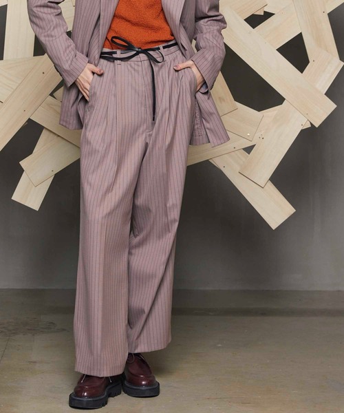UNISEX》【LIMITED EDITION】Three-Tuck Wide Pants/スリータック