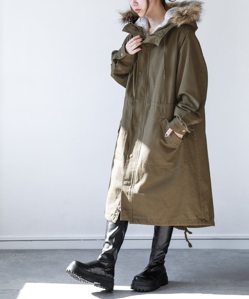 セール】『ライナー付き3wayモッズコート』（モッズコート）｜somari