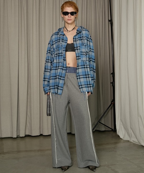 PRANK PROJECT（プランクプロジェクト）の「フーデッドチェックシャツ