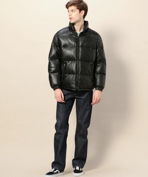 schott（ショット）の「【別注】 ＜Schott(ショット)＞ LEATHER DOWN