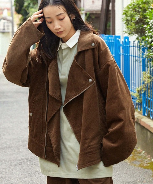 セットアップ】ビッグシルエット コーデュロイ ダブルデザイン