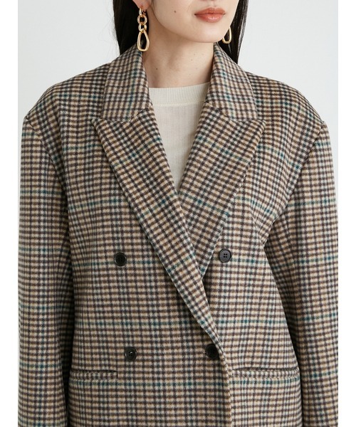 Mila Owen（ミラオーウェン）の「テーラードダブルコートジャケット