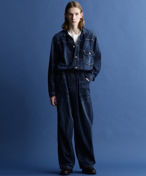 schott（ショット）の「Schott/ショット/NEP DENIM WORK JUMP SUIT