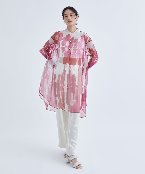 35 TELMA 花柄シアーシャツ 35 TELMA 花柄シアーシャツ