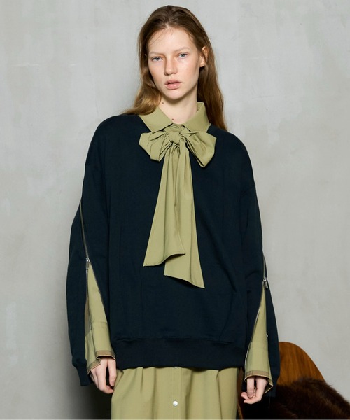 セール】Zip Sweat Tops / ジップスウェットトップス（スウェット