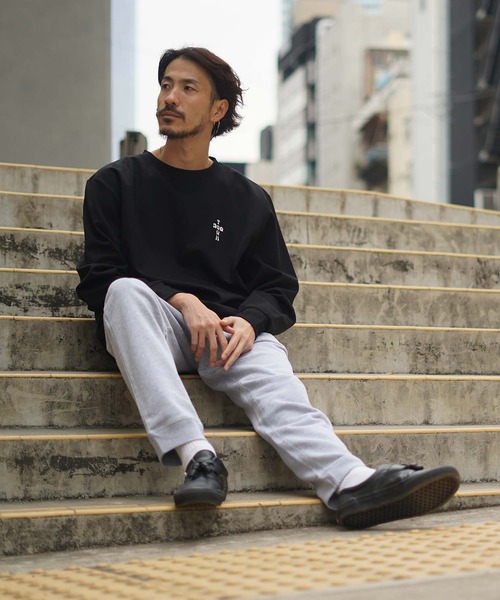 DOGTOWN（ドッグタウン）の「CROSS LOGO Cardboard knit CREW/DOGTOWN