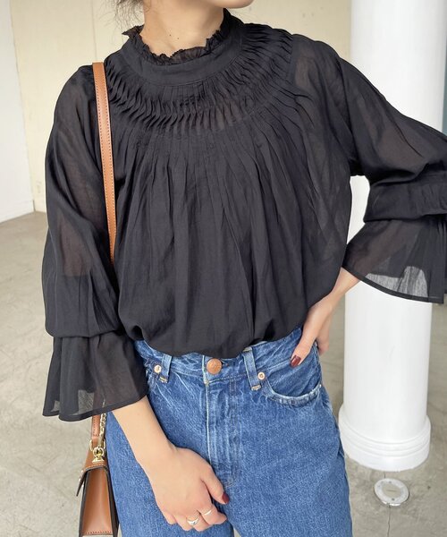 Spick & Span（スピックアンドスパン）の「コットンボイルタックフリル