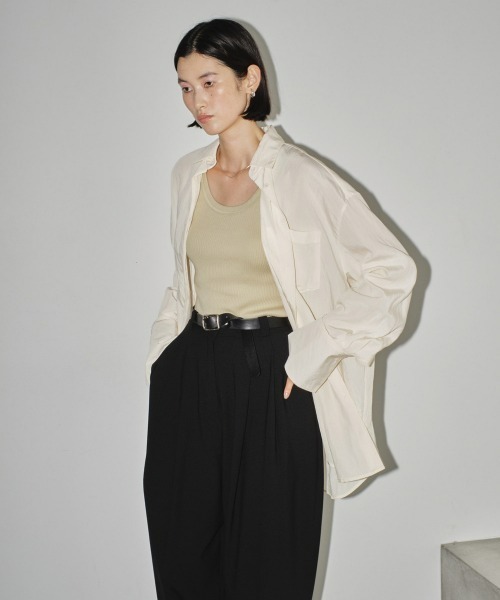 TODAYFUL（トゥデイフル）の「シルキーポケットシャツ（シャツ