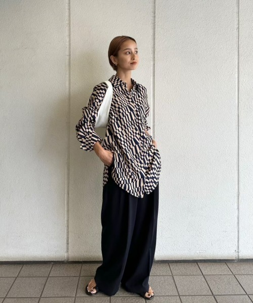 TODAYFUL（トゥデイフル）の「ジオメトリックオーバーシャツ（シャツ