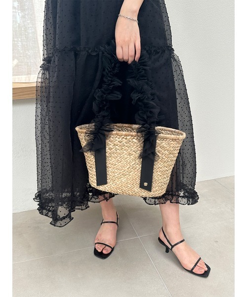 SNIDEL（スナイデル）の「ブレードチュールバッグ（かごバッグ）」 - WEAR